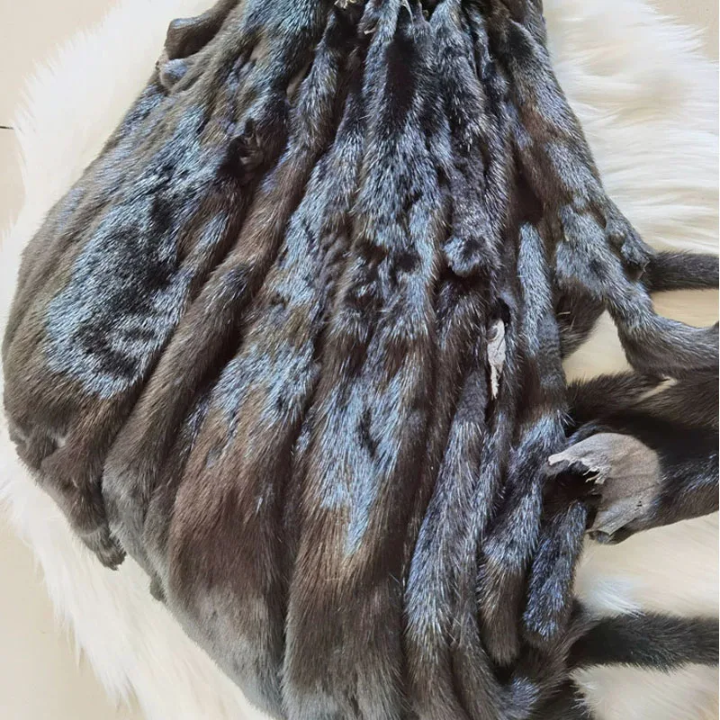 Real Mink Fur Skin Leather Hid - огляд і ціна Home Textiles Factory