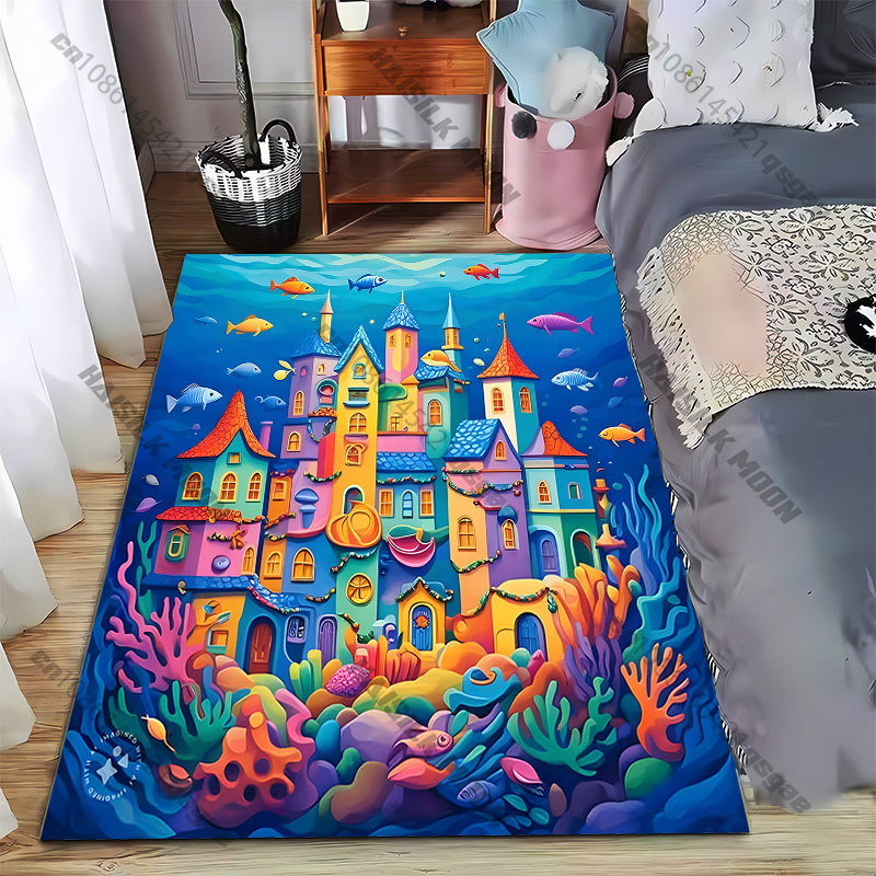 Underwater city with vibrant c - огляд і ціна Home Textiles City