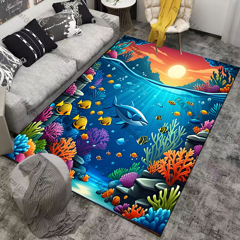 Underwater city with vibrant c - огляд і ціна Home Textiles City