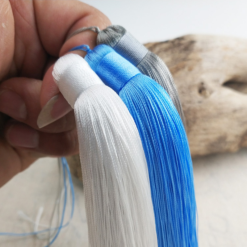 1Pcs 12CM Polyester Silk Beads - огляд і ціна Home Ec Textiles