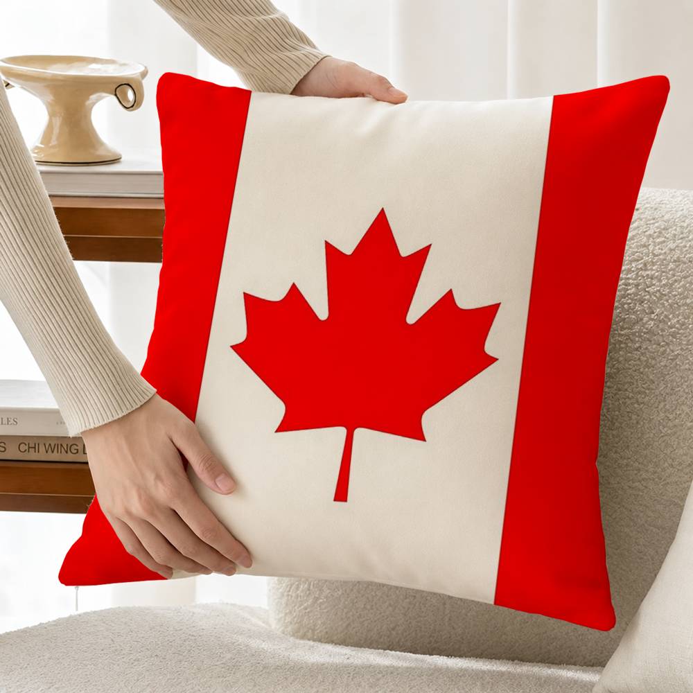C-Canada Flag Cotton Linen Squ - огляд і ціна Home Textiles Canada