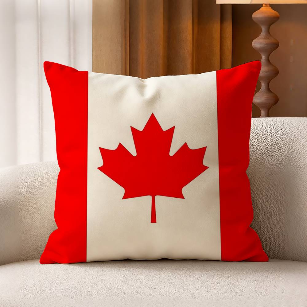 C-Canada Flag Cotton Linen Squ - огляд і ціна Home Textiles Canada