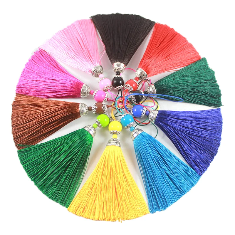 2/5Pcs 8CM Silk Tassel with Ac - огляд і ціна Home Ec Textiles