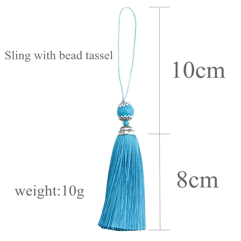 2/5Pcs 8CM Silk Tassel with Ac - огляд і ціна Home Ec Textiles