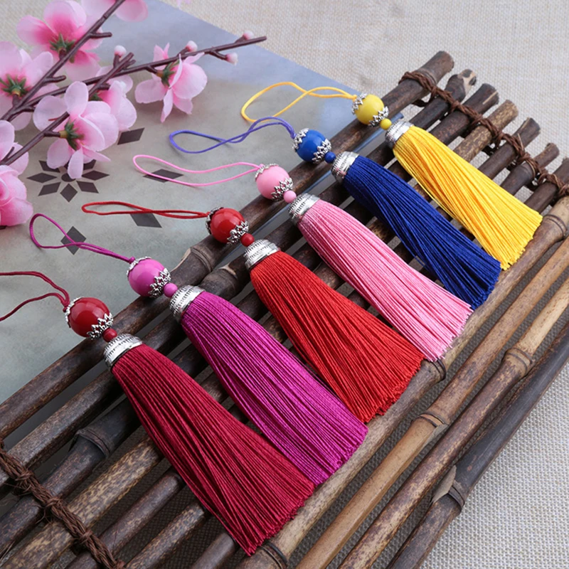 2/5Pcs 8CM Silk Tassel with Ac - огляд і ціна Home Ec Textiles