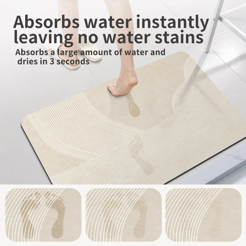 VIKAMA Diatomite Bath Mat Fast - огляд і ціна Home Textiles Europe
