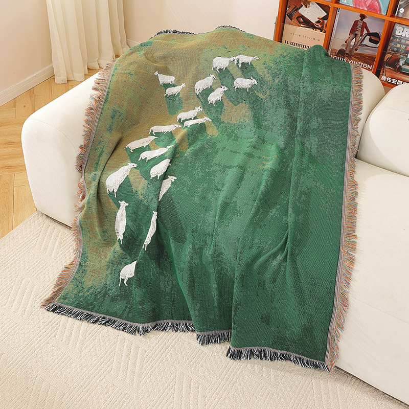Textile City Sheep Herd Green  - огляд і ціна Home Textiles City