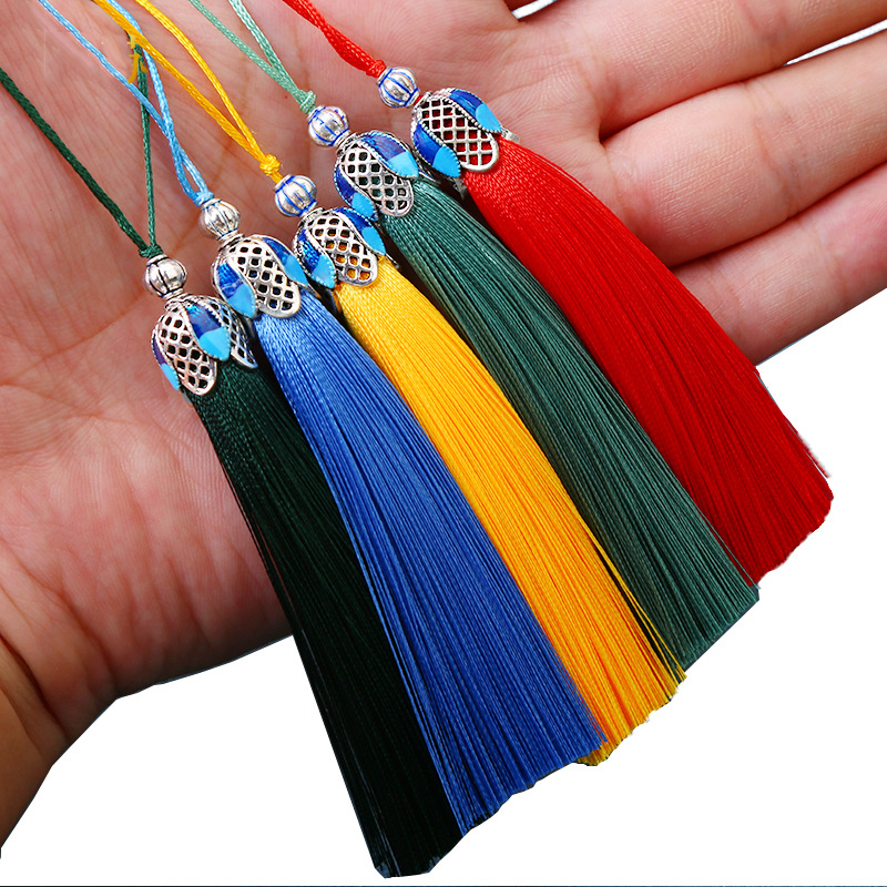 5/10Pcs 8cm Silk Tassel Fringe - огляд і ціна Home Ec Textiles