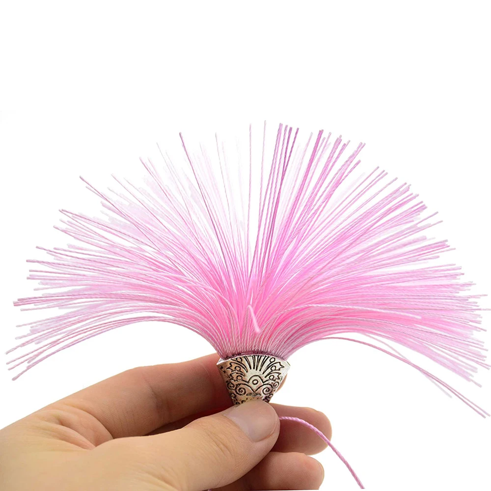 5/10Pcs Silky Handmade Tassels - огляд і ціна Home Ec Textiles