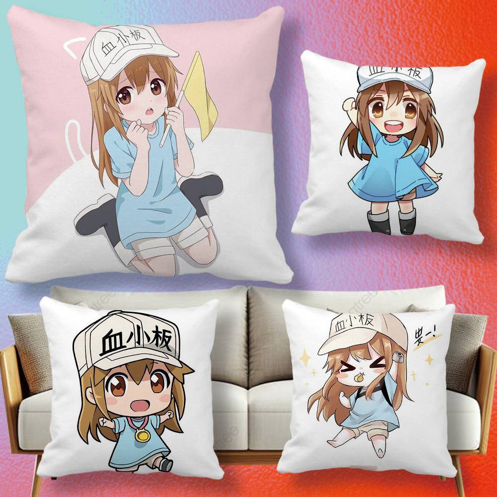 Anime Cells at Work  Pillow co - огляд і ціна Home Textiles Definition