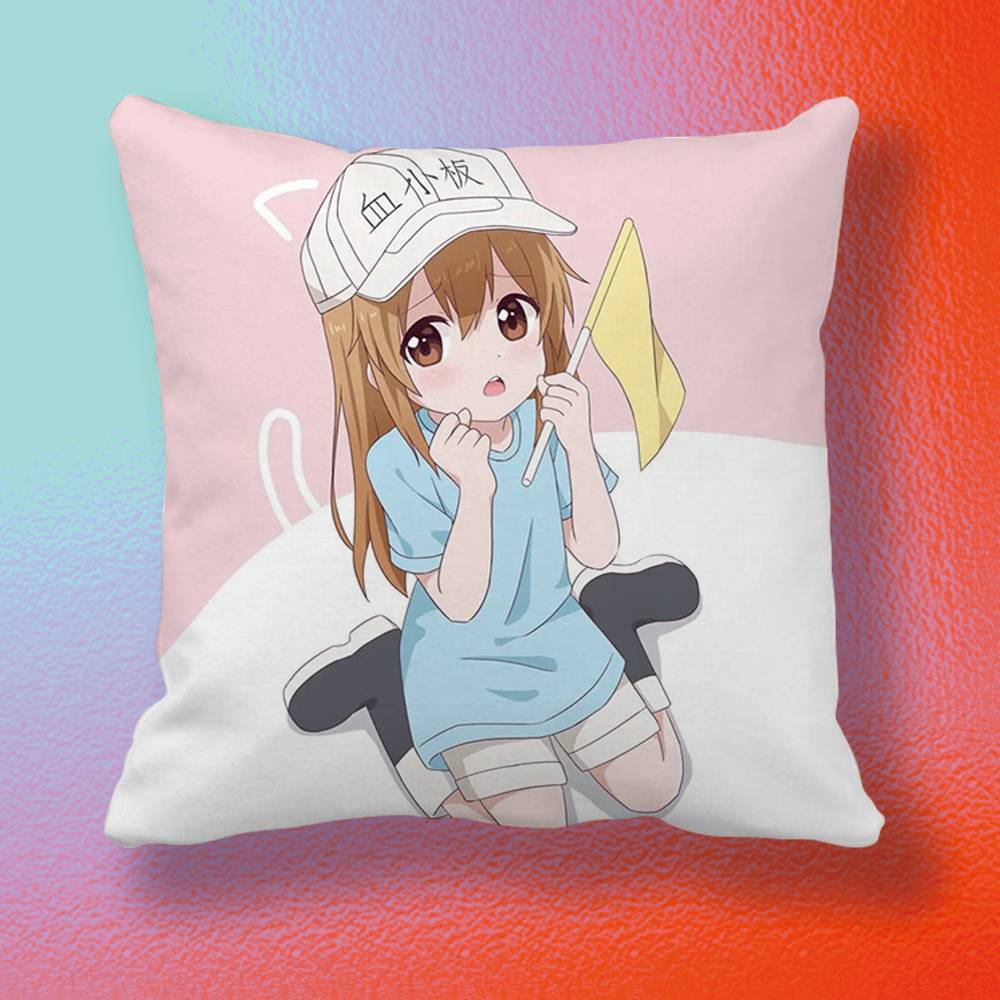 Anime Cells at Work  Pillow co - огляд і ціна Home Textiles Definition