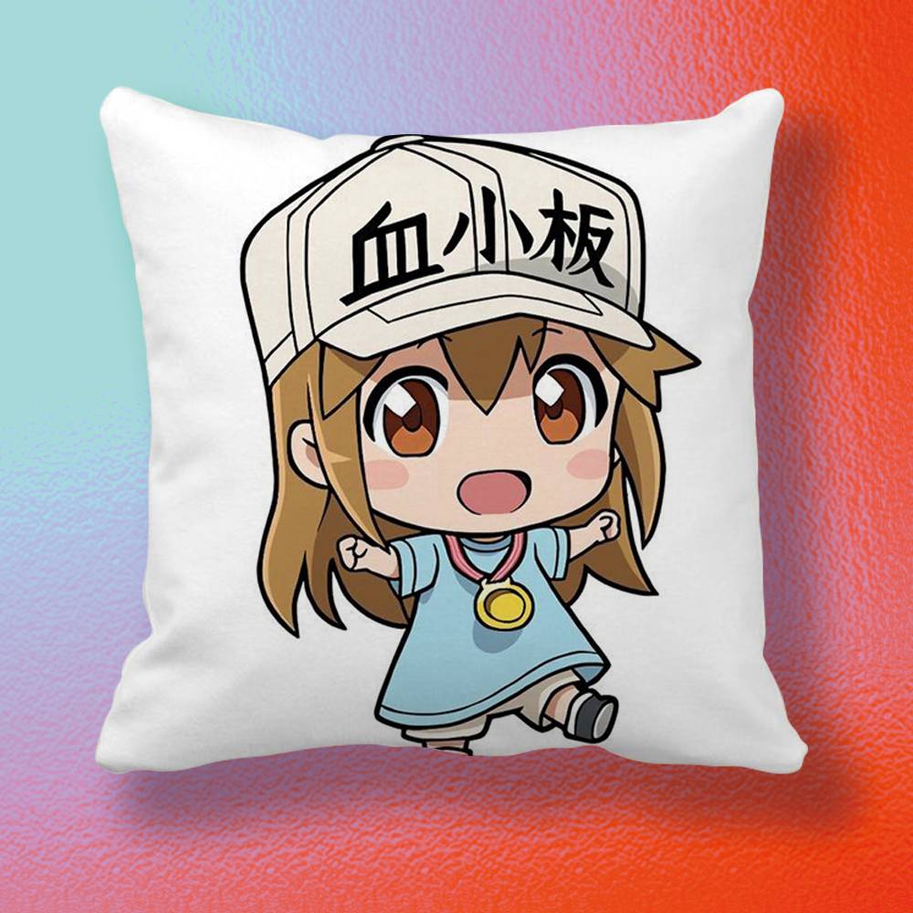 Anime Cells at Work  Pillow co - огляд і ціна Home Textiles Definition
