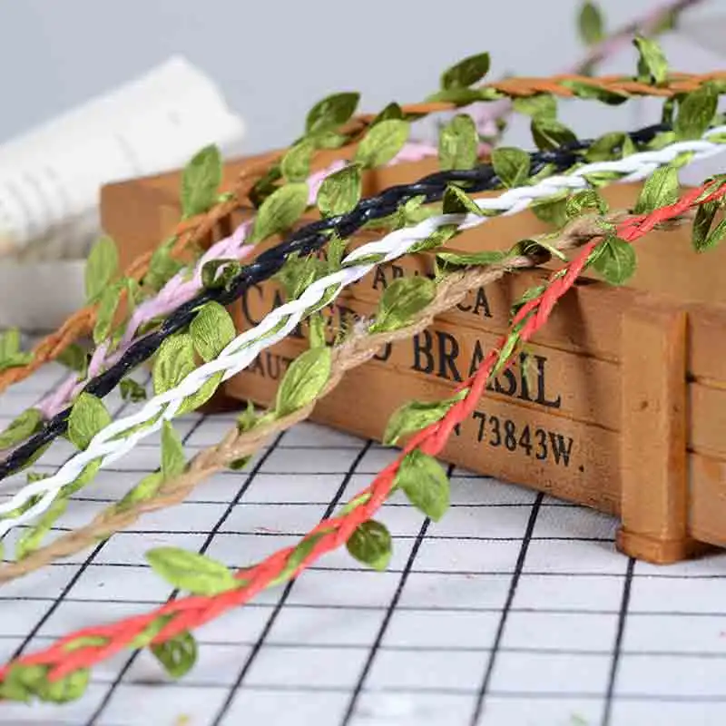 5Meter DIY Hemp rope with Leaf - огляд і ціна Home Ec Textiles