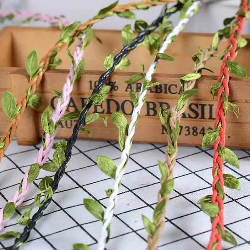 5Meter DIY Hemp rope with Leaf - огляд і ціна Home Ec Textiles