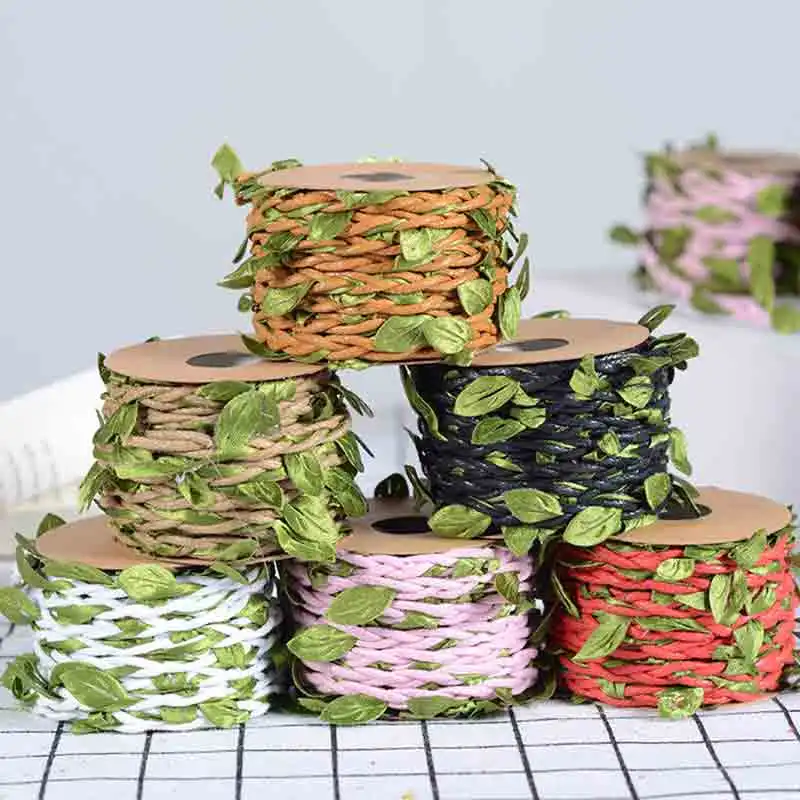 5Meter DIY Hemp rope with Leaf - огляд і ціна Home Ec Textiles